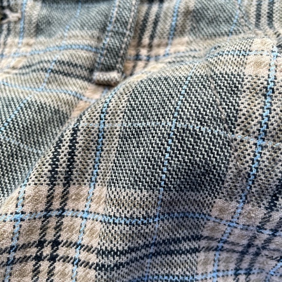 ✨3/$30 AE Tall Wide Leg Brown Plaid Pants - Picture 10 of 10